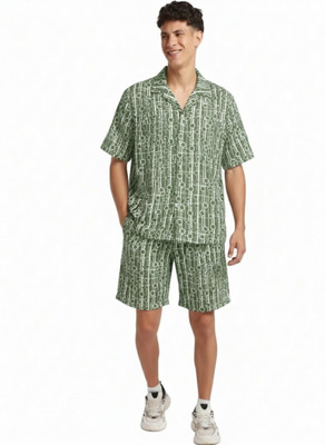 Kaashi Couture Shirt Regular Shorts Co-ords Set