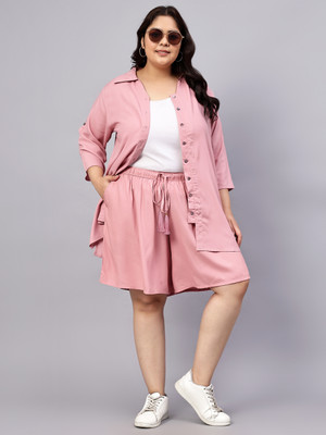 indietoga Shirt Regular Shorts Co-ords Set