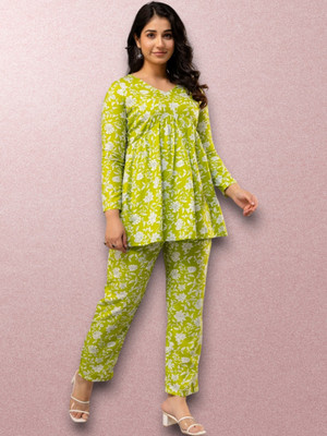 FabRasiya Top Pant Co-ords Set
