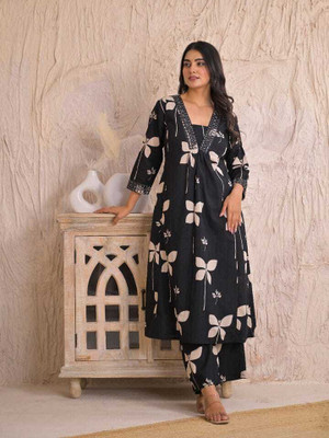 CHARVI CREATION Tunic Palazzos Co-ords Set
