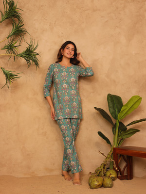 KWATCHI Tunic Pant Co-ords Set