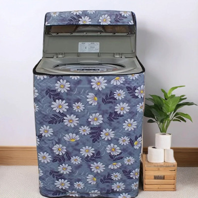 SANRAKSSHAN Top Loading Washing Machine  Cover(Width: 58.42 cm, Blue)