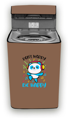 Hizing Top Loading Washing Machine  Cover(Width: 56 cm, Beige, Blue)