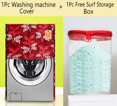 Kanushi Industries Front Loading Washing Machine  Cover(Width: 58 cm, Maroon)