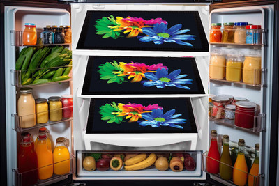 REVEXO Fridge Mat(Width: 32 cm, Multicolor)