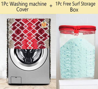 Kanushi Industries Front Loading Washing Machine  Cover(Width: 58 cm, RED)