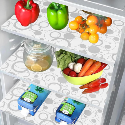 KUBER INDUSTRIES Fridge Mat(Width: 48 cm, White)