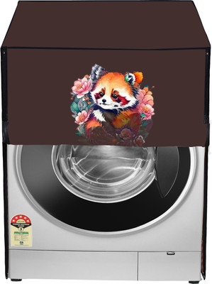 Delideal Front Loading Washing Machine  Cover(Width: 66 cm, Brown)
