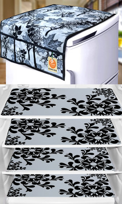 KANUSHI Fridge Mat(Width: 44 cm, Black)