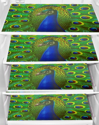 LooMantha Fridge Mat(Width: 30 cm, Green, Blue)