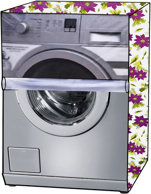 KVAR Front Loading Washing Machine  Cover(Width: 68 cm, Transparent, Purple)