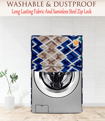 Kanushi Industries Front Loading Washing Machine  Cover(Width: 58 cm, Blue)