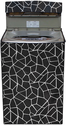 Star Weaves Top Loading Washing Machine  Cover(Width: 58 cm, Black)