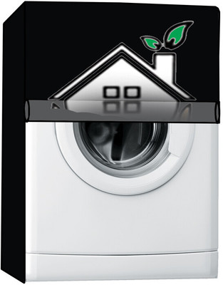 KVAR Front Loading Washing Machine  Cover(Width: 61 cm, Black)