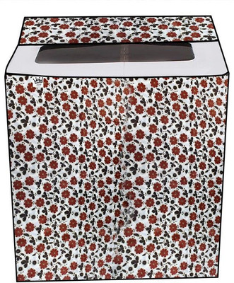 KingMatters Semi-Automatic Washing Machine  Cover(Width: 82 cm, White, Red)