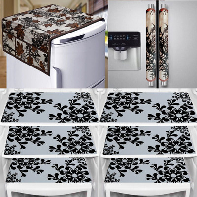 Comfort House Refrigerator  Cover(Width: 99 cm, Brown)