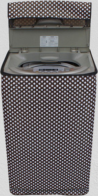 REVEXO Top Loading Washing Machine  Cover(Width: 58.42 cm, Brown, Grey)