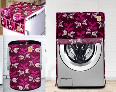 Kanushi Industries Front Loading Washing Machine  Cover(Width: 58 cm, Purple)