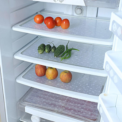 KUBER INDUSTRIES Fridge Mat(Width: 48 cm, White)