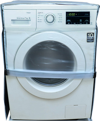 Pardzworld Front Loading Washing Machine  Cover(Width: 61 cm, Grey)