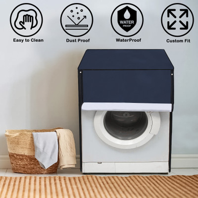 Glory Care Front Loading Washing Machine  Cover(Width: 60 cm, Blue)