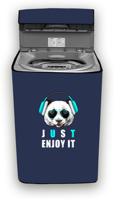 Hizing Top Loading Washing Machine  Cover(Width: 65 cm, Blue, Silver)