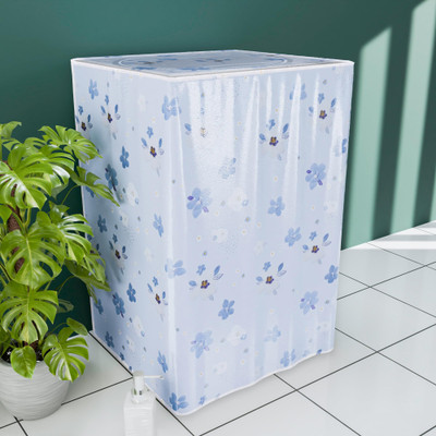 KUBER INDUSTRIES Top Loading Washing Machine  Cover(Width: 63 cm, Blue&White)