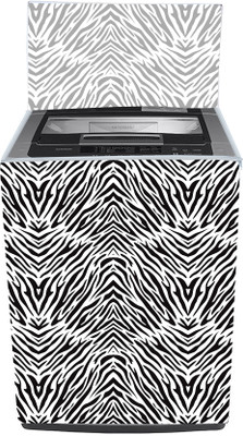 PrimeCover Top Loading Washing Machine  Cover(Width: 56 cm, ZebraPrint)