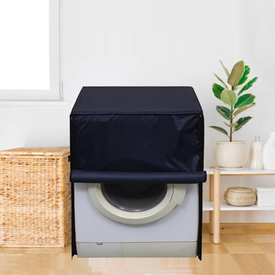 SVASTI Front Loading Washing Machine  Cover(Width: 65 cm, Blue)