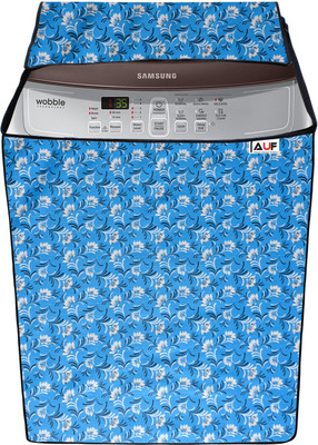 AAVYA UNIQUE FASHION Top Loading Washing Machine  Cover(Width: 63.7 cm, Blue,White)