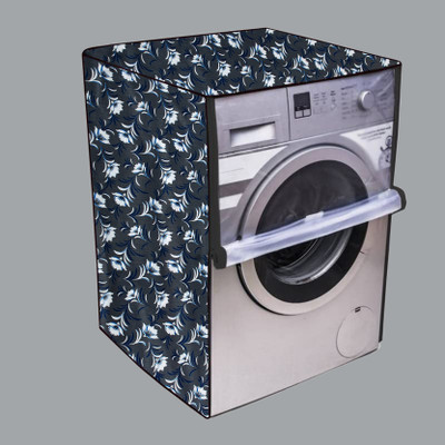 Nitasha Front Loading Washing Machine  Cover(Width: 61 cm, Grey, White, Blue)