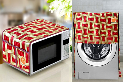 Kanushi Industries Front Loading Washing Machine  Cover(Width: 58 cm, Red)
