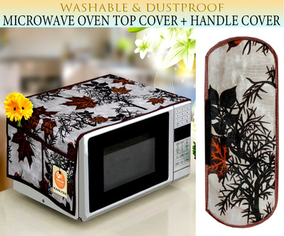 Kanushi Industries Microwave Oven  Cover(Width: 86 cm, Brown)