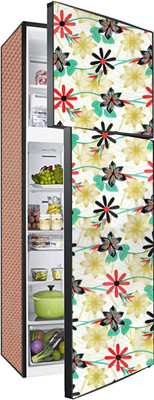 Crosia Craft Refrigerator  Cover(Width: 59.69 cm, Multicolor)