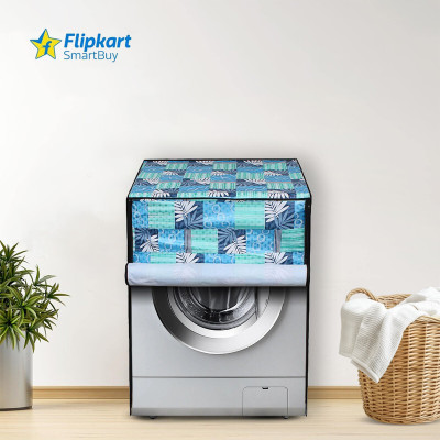 Flipkart SmartBuy Front Loading Washing Machine  Cover(Width: 61 cm, Green Blue)
