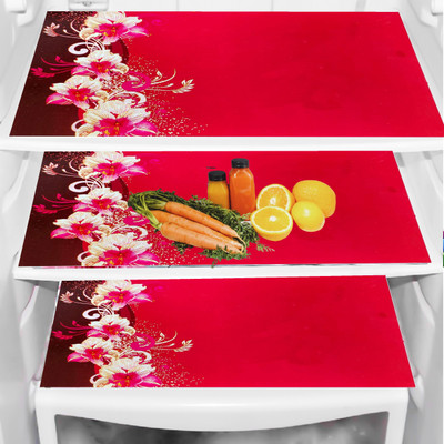 REVEXO Fridge Mat(Width: 44 cm, Multicolor)
