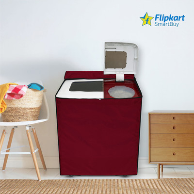 Flipkart SmartBuy Semi-Automatic Washing Machine  Cover(Width: 80 cm, Maroon)
