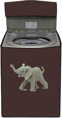SIMSSOLUTIONS Top Loading Washing Machine  Cover(Width: 66.6 cm, Brown)