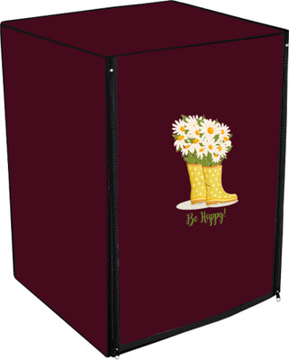 Adira Front Loading Washing Machine  Cover(Width: 66 cm, Maroon)