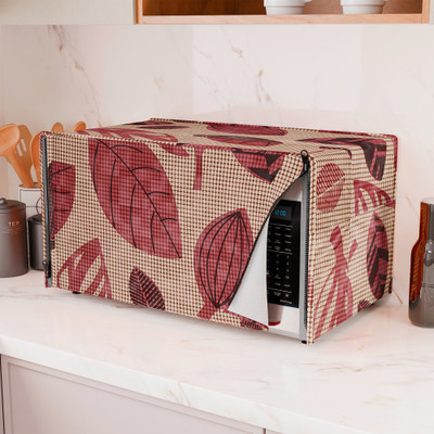 KUBER INDUSTRIES Microwave Oven  Cover(Width: 30 cm, Brown)