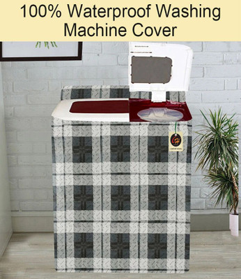 Comfort House Semi-Automatic Washing Machine  Cover(Width: 83 cm, BLACK, WHITE)