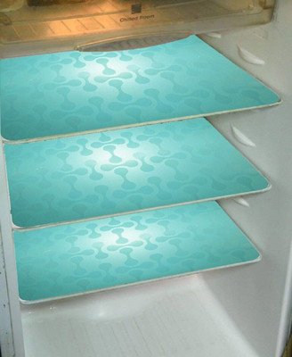KUBER INDUSTRIES Fridge Mat(Width: 48 cm, Green)