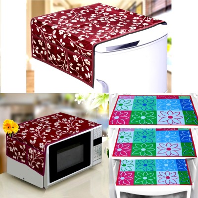 Comfort House Microwave Oven  Cover(Width: 86 cm, Maroon)