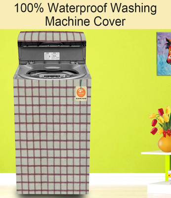 Kanushi Industries Top Loading Washing Machine  Cover(Width: 55 cm, BEIGE, BROWN)