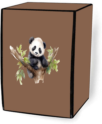 Delideal Front Loading Washing Machine  Cover(Width: 55 cm, Beige)