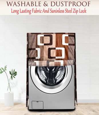 Flipkart SmartBuy Front Loading Washing Machine  Cover(Width: 55 cm, Brown)
