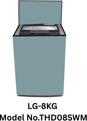 Elam Decor Top Loading Washing Machine  Cover(Width: 58 cm, Grey)