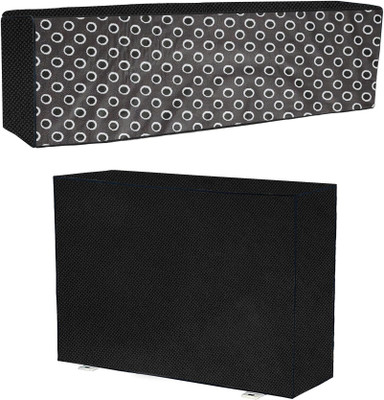 AAVYA UNIQUE FASHION Air Conditioner  Cover(Width: 101.6 cm, Red,White)