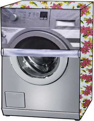 KVAR Front Loading Washing Machine  Cover(Width: 62 cm, Transparent, Brown)