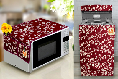 Kanushi Industries Top Loading Washing Machine  Cover(Width: 58 cm, Maroon)